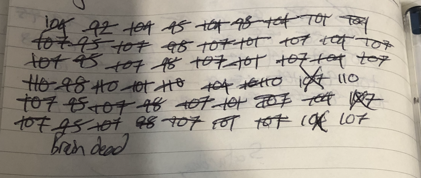 An example of using a metronome ladder
